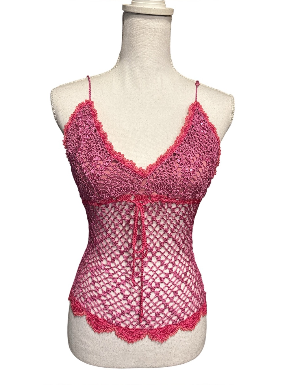 Betsey Johnson Y2K Crochet Top